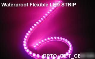 10PC pink 48CM pvc neon light strip 48 led bulb 12V use