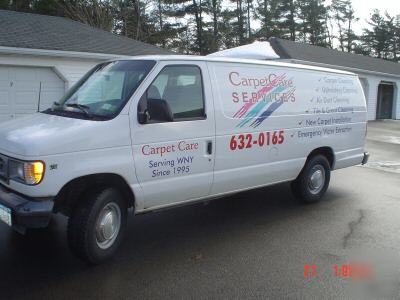 Ford E350 carpet cleaning van comes with supplies 