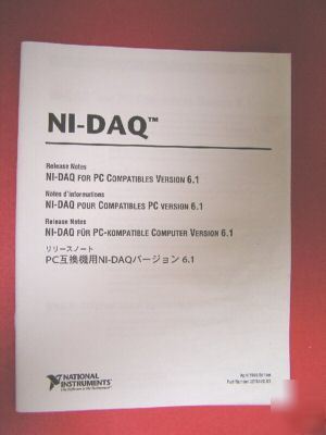 National instruments ni-daq release notes multi-lingual