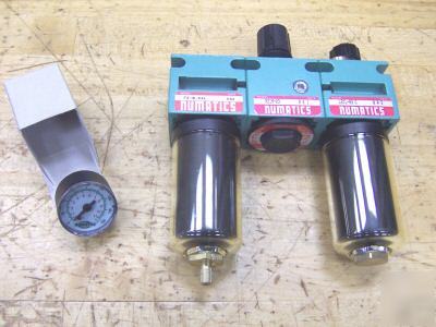 Numatics pneumatic regulator filter oiler