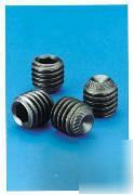 100 alloy knurled point socket set screws 10-24 x 1