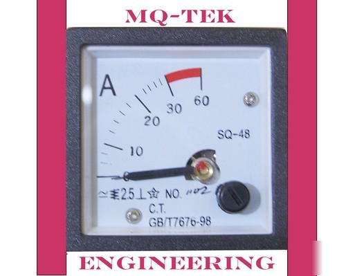 Ac 0-30A analog ampere panel meter current amp ammeter 