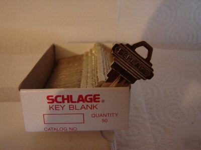 New 50 original schlage key blanks / ef keyway