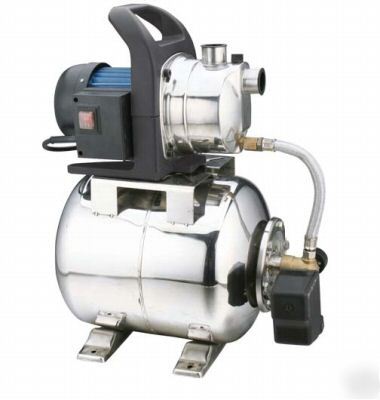 1.6 hp 1'' shallow stainless steel water pump w handle 