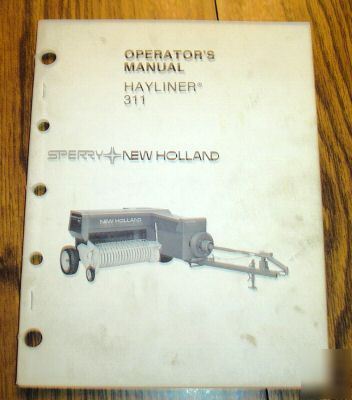 New holland 311 hayliner baler parts catalog manual nh