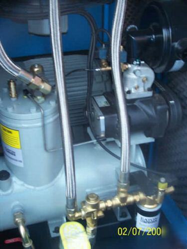 Eaton industrial 40HP dual volt rotary air compressor