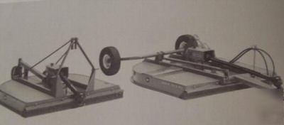 John deere 606, 506 rotary mowers operator's manual