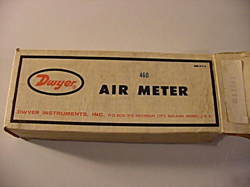 Dwyer 460 air meter kit air velocity & static pressure