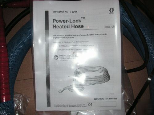 New graco power lock heated whip hose 246055 