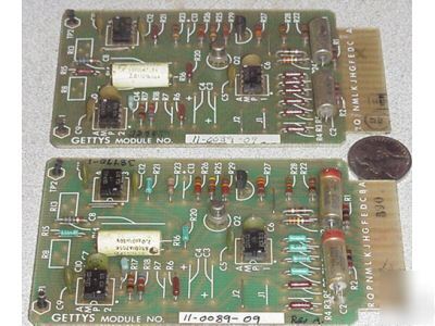 (2) getty's cnc circuit board boards gettys 11-0089-09