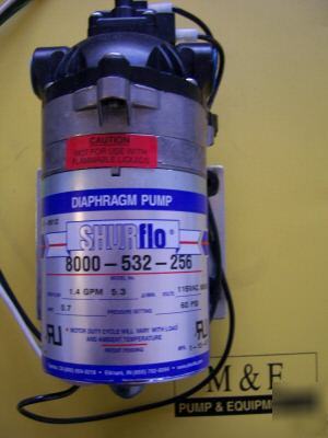 New shurflo diaphragm pump 8000-532-256 
