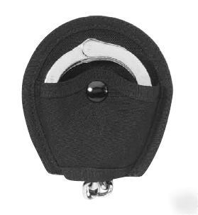 Handcuff cuff case hwc nylon cuff case belt loop blk