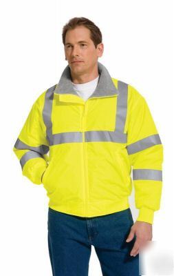 High visibility safety jacket reflective 3X