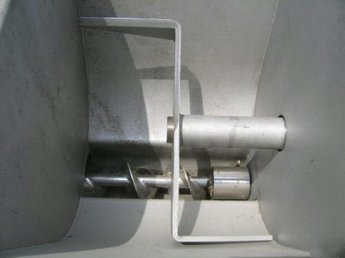 2â€ k-tron screw feeder; stainless steel (2921)