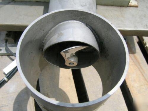 2â€ k-tron screw feeder; stainless steel (2921)