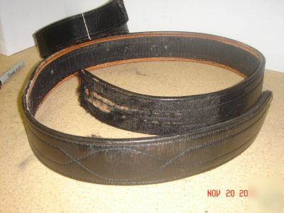 2 (two) police duty belt s - don hume and safariland