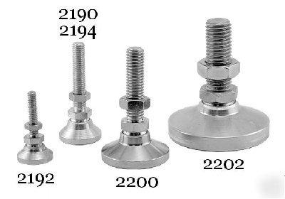 8020 deluxe 3/8-16 leveling foot 10 & 15 s 2190 n