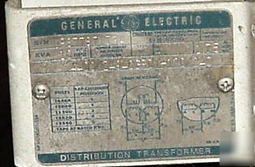 General electric pole mount transformer