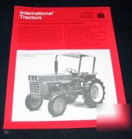 International harvester 284 diesel 2 drive tractor