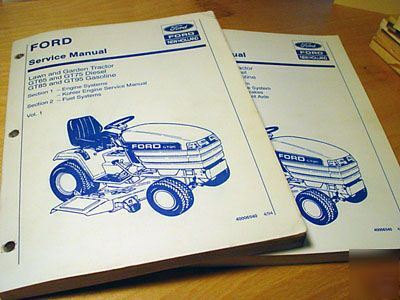 New ford holland GT65 GT75 GT85 GT95 service manual nh