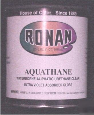 Ronan aquathane-waterborne aliphatic urethane clear