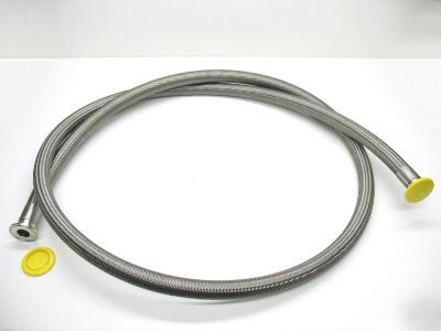 Braided stainless teflon sanitary flexible hose 1