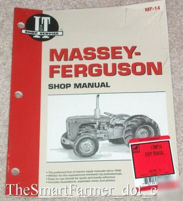 I&t shop manual massey ferguson models 350 355 360 399