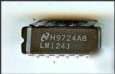 124 / LM124 / LM124J / operational amplifiers