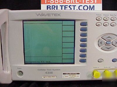 Wavetek willtek 4304 / 4300 cellular test set tdma amps