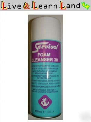 Servisol foam cleanser 30 anti static cleaner pc