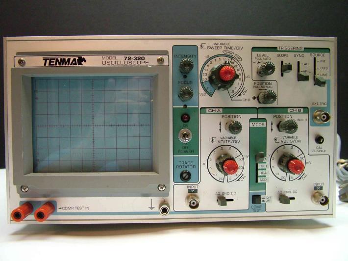 Tenma oscilloscope model 72-320 test tv electronic ac 