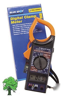 1000A digital clamp multi test meter multimeter & case