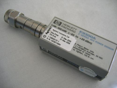 Hp agilent E9300A power sensor, 10 mhz - 18 ghz