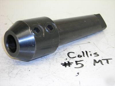 Used morse taper end mill holder #5 mt 1'' diameter