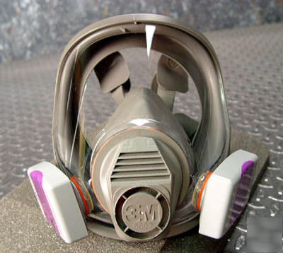 6 ea 3M 6800 full face respirator mask & 7093 filters