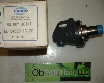 Barco bc-54000-16-20 hot oil rotary joint type c 