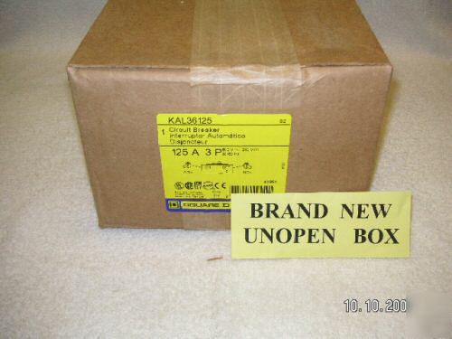 New KAL36125 square d unopen box ---------------> brand 