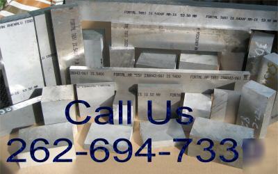  aluminum plate fortalÂ® T651 2.559 x 2 7/8 x 16 
