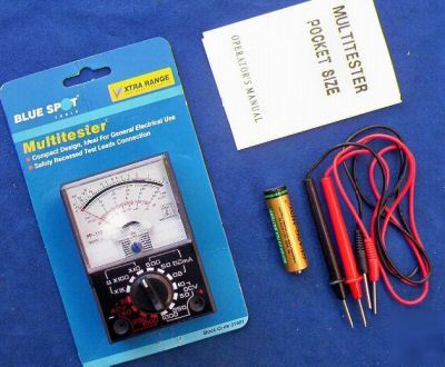 Analogue multimeter - great compact multitester inc bty