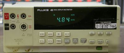 Fluke 45 dual display multimeter with ieee & RS232C