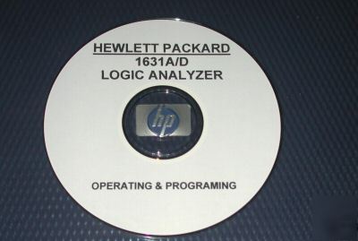 Hp 1631A 1631D operator & programmer's manual