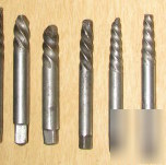 Drill bits easy outs group of 12 parts for your tool