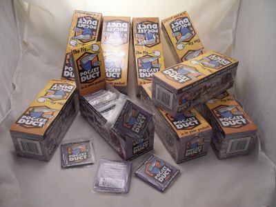 10 pocket duct tape retail boxes silver 25 in each bx.