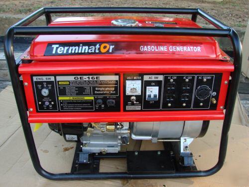 Terminator gasoline generator 6.5KW 