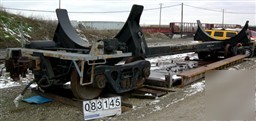 Used: special use rail car consisting of: (2) barber tr