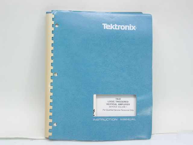 Tektronix 070-4286-00 7A42 logic triggered amp manual