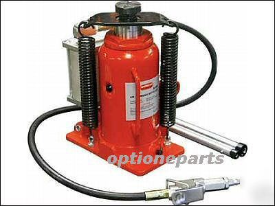 Hd 20 ton air hydraulic air bottle jack with handle