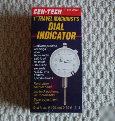 Machinist's dial indicator 1.00 travel 