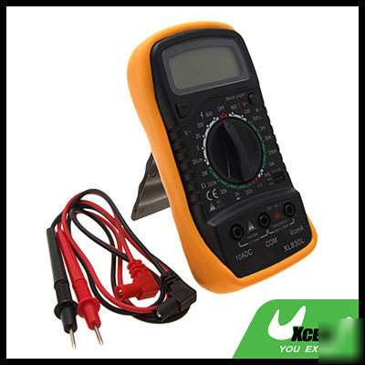 Electricians digital multimeter readout amp & voltmeter