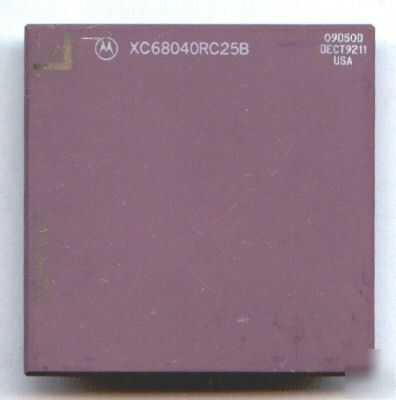 Motorola 68040 processor XC68040RC25B *09D50D*